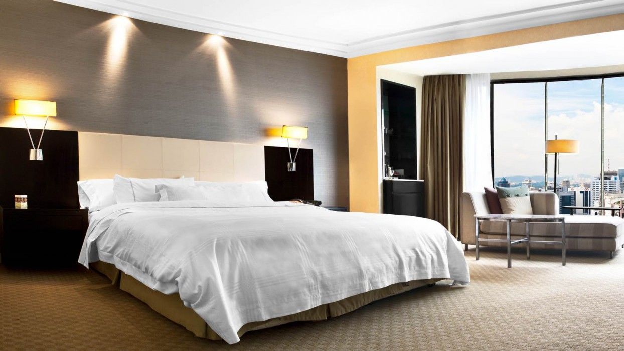 Hotel The Westin Kuala Lumpur Exteriér fotografie A guest room at the Renaissance Boston Harborview Hotel